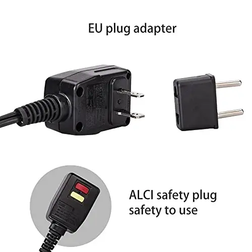 Dan Technology Lightweight Travel Hair Dryer,Portable Mini Blow Dryer with Concentrator&Diffuser, with Nozzle AttacModazoneent Ceramic, - 4