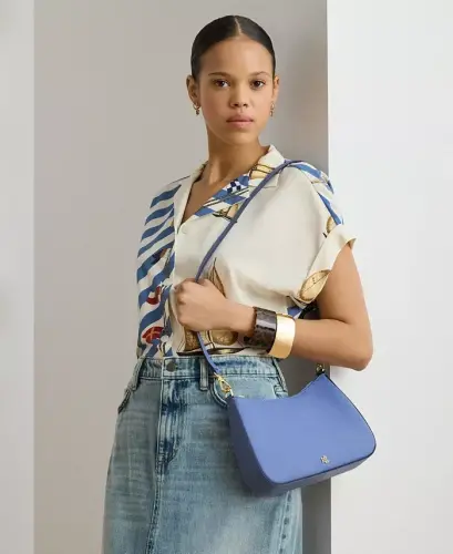 Danni Small Slim Shoulder Bag - Blue - LAUREN RALPH LAUREN (1)