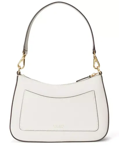 Danni Small Slim Shoulder Bag - White - 2