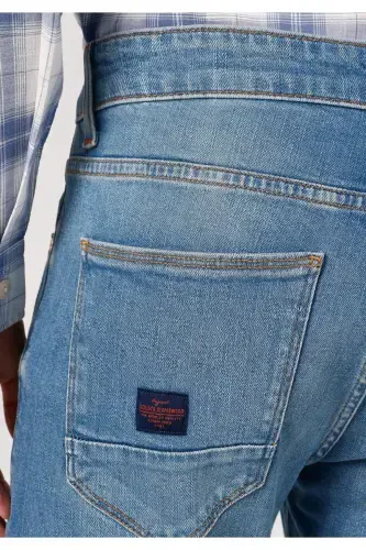 Danny Dar Fit pastki qorinli to'g'ri oyoqli jinsi shimlar erkaklar uchun - 6