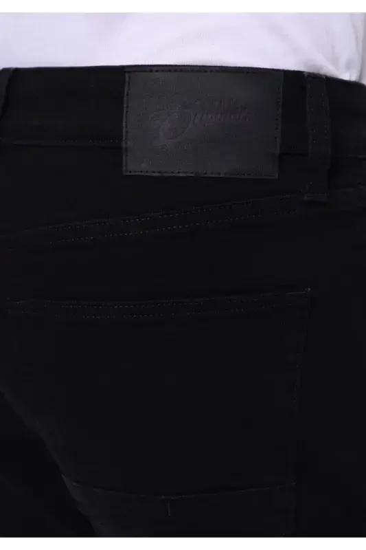 Danny Low Waist Skinny Slim Fit Black Men's Jeans - 6