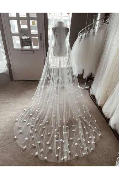 Dantel Gulli 2.5 Metr Uzunlik 1.5 Metr Kenglik Oval Kesim - Modazone