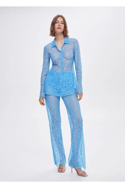 Dantel palazzo shim - MANGO (1)