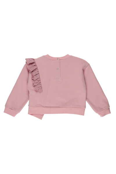 Dantelli Kız Bebek Sweatshirt - 2