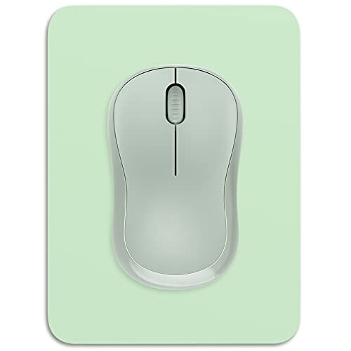 Dapesuom Small Mouse Pad, 6 x 8 Inch Thick Rubber Premium-Textured Non-Slip Portable & Washable Mini Mouse Mat for Women Men Wireless Laptops Keyboard Tray Gaming Computer Office Travel, Lake Green 