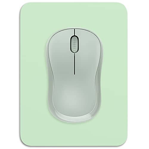 Dapesuom Small Mouse Pad, 6 x 8 Inch Thick Rubber Premium-Textured Non-Slip Portable & Washable Mini Mouse Mat for Women Men Wireless Laptops Keyboard Tray Gaming Computer Office Travel, Lake Green - 1