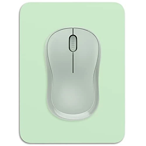 Dapesuom Small Mouse Pad, 6 x 8 Inch Thick Rubber Premium-Textured Non-Slip Portable & Washable Mini Mouse Mat for Women Men Wireless Laptops Keyboard Tray Gaming Computer Office Travel, Lake Green - Dapesuom