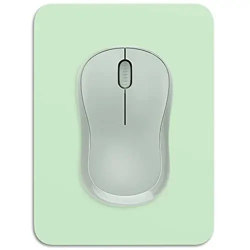Dapesuom Small Mouse Pad, 6 x 8 Inch Thick Rubber Premium-Textured Non-Slip Portable & Washable Mini Mouse Mat for Women Men Wireless Laptops Keyboard Tray Gaming Computer Office Travel, Lake Green - 1