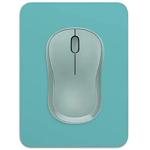 Dapesuom Small Mouse Pad, 6 x 8 Inch Thick Rubber Premium-Textured Non-Slip Portable & Washable Mini Mouse Mat for Women Men Wireless Laptops Keyboard Tray Gaming Work Computer Travel, Malachite Green - 1