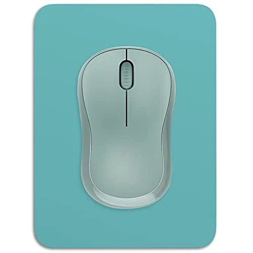 Dapesuom Small Mouse Pad, 6 x 8 Inch Thick Rubber Premium-Textured Non-Slip Portable & Washable Mini Mouse Mat for Women Men Wireless Laptops Keyboard Tray Gaming Work Computer Travel, Malachite Green - Dapesuom