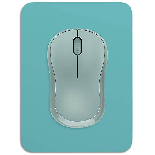 Dapesuom Small Mouse Pad, 6 x 8 Inch Thick Rubber Premium-Textured Non-Slip Portable & Washable Mini Mouse Mat for Women Men Wireless Laptops Keyboard Tray Gaming Work Computer Travel, Malachite Green - 1