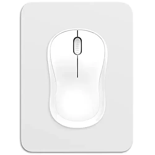 Dapesuom Small Mouse Pad, 6 x 8 Inch Thick Rubber Premium-Textured Non-Slip Portable & Washable Mini Mouse Mat for Women Wireless Laptops Keyboard Tray Gaming Work Computer Office Travel, Space Gray - 1