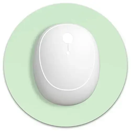 Dapesuom Small Mouse Pad, 6 x 6 Inch Thick Rubber Premium-Textured Non-Slip Portable & Washable Round Mini Mouse Mat for Women Wireless Laptops Keyboard Tray Gaming Computer Office Travel, Lake Green - MODAZONE