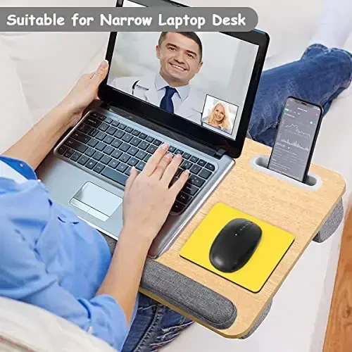 Dapesuom Small Mouse Pad, 5 x 6 Inch Thick Rubber Premium-Textured Non-Slip Portable & Washable Mini Mouse Mat for Women Men Wireless Laptops Keyboard Tray Gaming Work Computer Office Travel, Yellow - 5