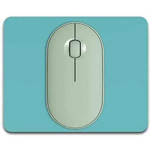 Dapesuom Small Mouse Pad, 5 x 6 Inch Thick Rubber Premium-Textured Non-Slip Portable & Washable Mini Mouse Mat for Women Men Wireless Laptops Keyboard Tray Gaming Work Computer Office Travel, Green - 1