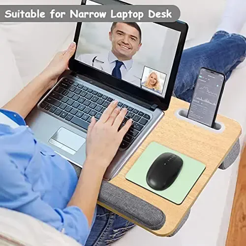 Dapesuom Small Mouse Pad, 5 x 6 Inch Thick Rubber Premium-Textured Non-Slip Portable & Washable Mini Mouse Mat for Women Men Wireless Laptops Keyboard Tray Gaming Work Computer Travel, Lake Green - 5