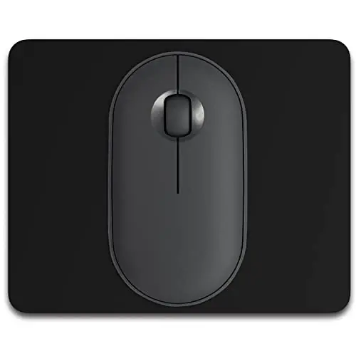 Dapesuom Küçük Mouse Pad, 5 x 6 İnç Kalın Kauçuk Premium Dokulu Kaymaz Taşınabilir ve Yıkanabilir Mini Mouse Mat Kadın Erkek Kablosuz Dizüstü Bilgisayarlar Klavye Tepsisi Oyun Çalışma Bilgisayarı Seyahat, Simsiyah 