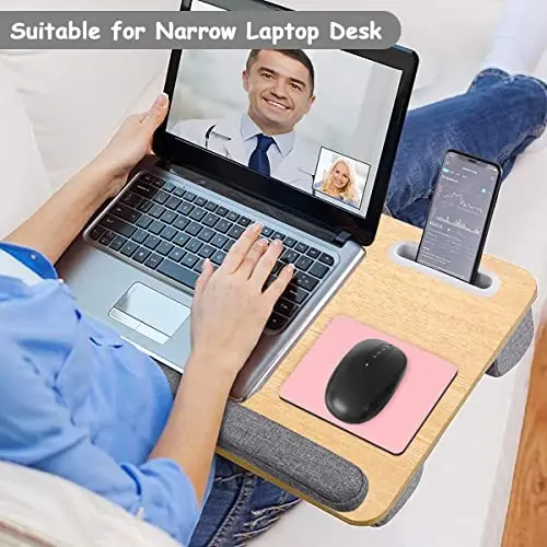 Dapesuom Small Mouse Pad, 5 x 6 Inch Thick Rubber Premium-Textured Non-Slip Portable & Washable Mini Mouse Mat for Women Men Wireless Laptops Keyboard Tray Gaming Computer Office Travel, Pink - 5