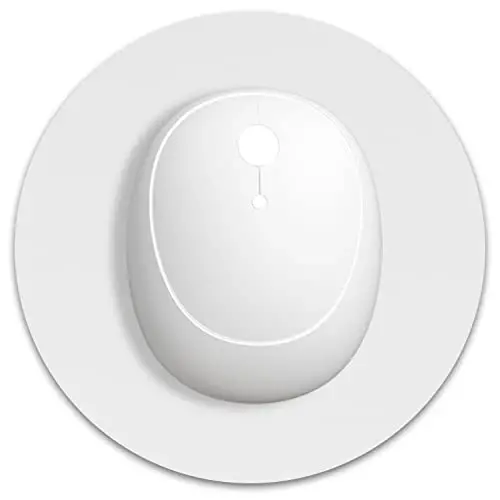 Dapesuom Küçük Mouse Pad, 6 x 6 İnç Kalın Kauçuk Premium Dokulu Kaymaz Taşınabilir ve Yıkanabilir Yuvarlak Mini Mouse Mat Kadınlar için Kablosuz Dizüstü Bilgisayarlar Klavye Tepsisi Oyun Çalışma Bilgisayarı Seyahat, Uzay Grisi 