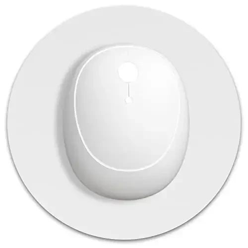 Dapesuom Small Mouse Pad, 6 x 6 Inch Thick Rubber Premium-Textured Non-Slip Portable & Washable Round Mini Mouse Mat for Women Wireless Laptops Keyboard Tray Gaming Work Computer Travel, Space Gray - MODAZONE