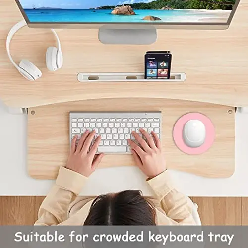 Dapesuom Küçük Mouse Pad, 6 x 6 İnç Kalın Kauçuk Premium Dokulu Kaymaz Taşınabilir & Yıkanabilir Yuvarlak Mini Mouse Mat Kadınlar için Kablosuz Dizüstü Bilgisayarlar Klavye Tepsisi Oyun Çalışma Bilgisayarı Ofis Seyahat, Pembe - 6