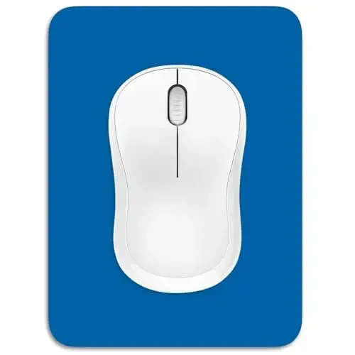 Dapesuom Small Mouse Pad, 6 x 8 Inch Thick Rubber Premium-Textured Non-Slip Portable & Washable Mini Mouse Mat for Women Men Wireless Laptops Keyboard Tray Gaming Computer Office Travel, Dark Blue - DAPESUOM