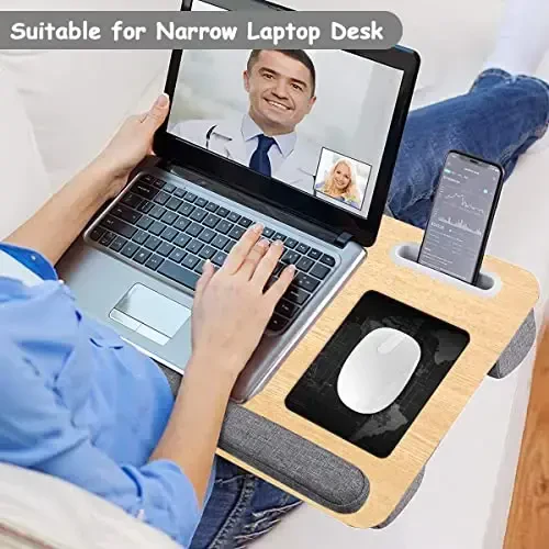 Dapesuom Small Mouse Pad, 6 x 8 Inch Thick Rubber Premium-Textured Non-Slip Portable & Washable Mini Mouse Mat for Women Men Wireless Laptops Keyboard Tray Gaming Work Computer Office Travel, Map - 5