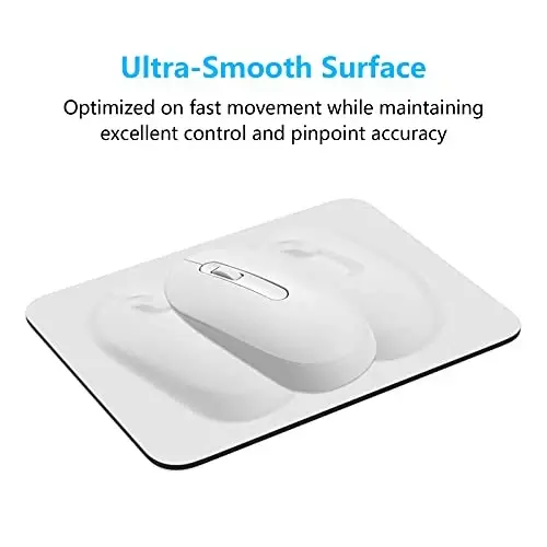 Dapesuom Small Mouse Pad, 6 x 8 Inch Thick Rubber Premium-Textured Non-Slip Portable & Washable Mini Mouse Mat for Women Wireless Laptops Keyboard Tray Gaming Work Computer Office Travel, Space Gray - 5