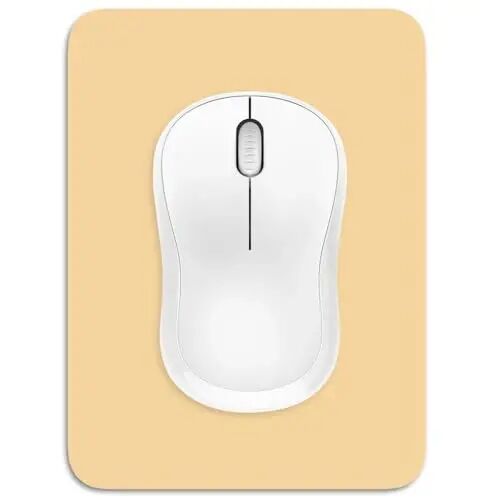 Dapesuom Small Mouse Pad, 6 x 8 Inch Thick Rubber Premium-Textured Non-Slip Portable & Washable Mini Mouse Mat for Women Men Wireless Laptops Keyboard Tray Gaming Computer Office Travel, Navajo White - DAPESUOM