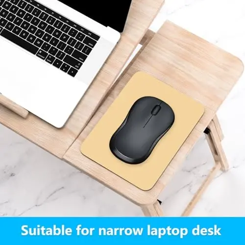 Dapesuom Küçük Mouse Pad, 6 x 8 İnç Kalın Kauçuk Premium Dokulu Kaymaz Taşınabilir & Yıkanabilir Mini Mouse Mat Kadın Erkek Kablosuz Dizüstü Bilgisayarlar Klavye Tepsisi Oyun Bilgisayarı Ofis Seyahat, Navajo Beyazı - 4