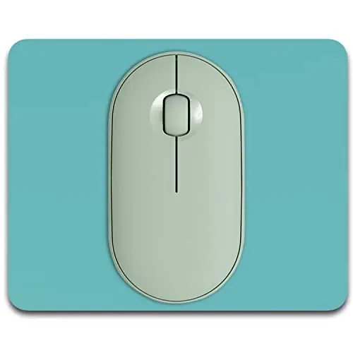 Dapesuom Small Mouse Pad, 5 x 6 Inch Thick Rubber Premium-Textured Non-Slip Portable & Washable Mini Mouse Mat for Women Men Wireless Laptops Keyboard Tray Gaming Work Computer Office Travel, Green 