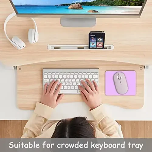 Dapesuom Small Mouse Pad, 5 x 6 Inch Thick Rubber Premium-Textured Non-Slip Portable & Washable Mini Mouse Mat for Women Men Wireless Laptops Keyboard Tray Gaming Work Computer Office Travel, Purple - 6