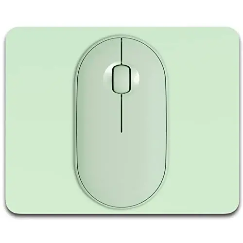 Dapesuom Small Mouse Pad, 5 x 6 Inch Thick Rubber Premium-Textured Non-Slip Portable & Washable Mini Mouse Mat for Women Men Wireless Laptops Keyboard Tray Gaming Work Computer Travel, Lake Green - DAPESUOM