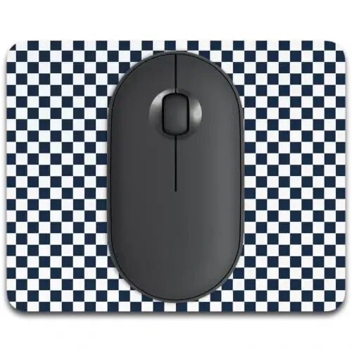 Dapesuom Small Mouse Pad, 5 x 6 Inch Thick Rubber Premium-Textured Non-Slip Portable & Washable Mini Mouse Mat for Women Men Wireless Laptops Keyboard Tray Gaming Work Travel,Dark Navy - Dapesuom