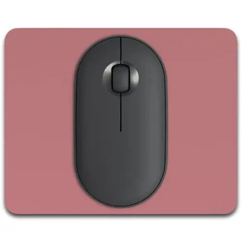 Dapesuom Small Mouse Pad, 5 x 6 Inch Thick Rubber Premium-Textured Non-Slip Portable & Washable Mini Mouse Mat for Women Men Wireless Laptops Keyboard Tray Gaming Work Travel,Dark Red - 1
