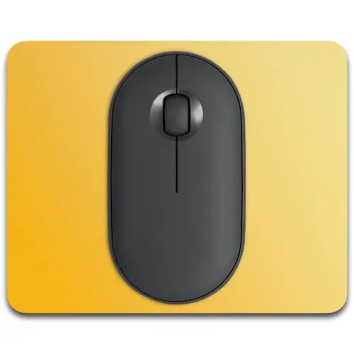 Dapesuom Small Mouse Pad, 5 x 6 Inch Thick Rubber Premium-Textured Non-Slip Portable & Washable Mini Mouse Mat for Women Men Wireless Laptops Keyboard Tray Gaming Work Travel,Gradient Yellow - 1