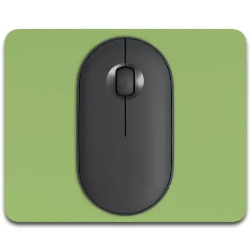 Dapesuom Small Mouse Pad, 5 x 6 Inch Thick Rubber Premium-Textured Non-Slip Portable & Washable Mini Mouse Mat for Women Men Wireless Laptops Keyboard Tray Gaming Work Travel,Grass Green - 1