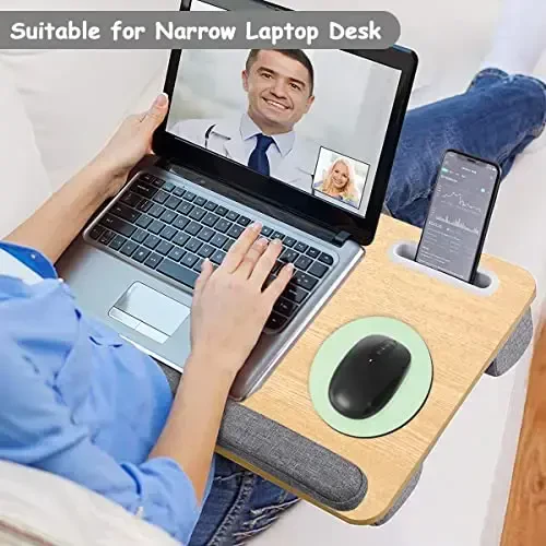 Dapesuom Small Mouse Pad, 6 x 6 Inch Thick Rubber Premium-Textured Non-Slip Portable & Washable Round Mini Mouse Mat for Women Wireless Laptops Keyboard Tray Gaming Computer Office Travel, Lake Green - 4