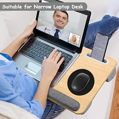 Dapesuom Small Mouse Pad, 6 x 6 Inch Thick Rubber Premium-Textured Non-Slip Portable & Washable Round Mini Mouse Mat for Women Wireless Laptops Keyboard Tray Gaming Work Computer Office Travel, Black - 5