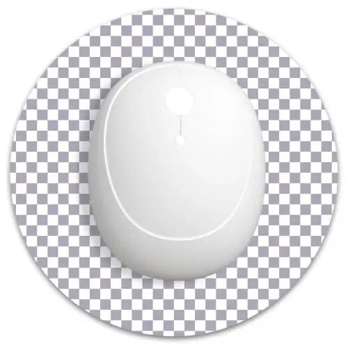 Dapesuom Small Mouse Pad, 6 x 6 Inch Thick Rubber Premium-Textured Non-Slip Portable & Washable Round Mini Mouse Mat for Women Wireless Laptops Keyboard Tray Gaming Work Office,Lilac Grey - 1