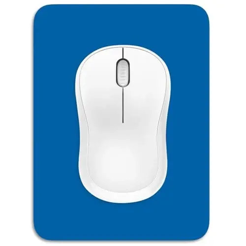 Dapesuom Small Mouse Pad, 6 x 8 Inch Thick Rubber Premium-Textured Non-Slip Portable & Washable Mini Mouse Mat for Women Men Wireless Laptops Keyboard Tray Gaming Computer Office Travel, Dark Blue 