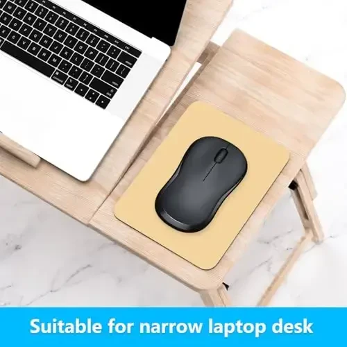 Dapesuom Small Mouse Pad, 6 x 8 Inch Thick Rubber Premium-Textured Non-Slip Portable & Washable Mini Mouse Mat for Women Men Wireless Laptops Keyboard Tray Gaming Computer Office Travel, Navajo White - 4