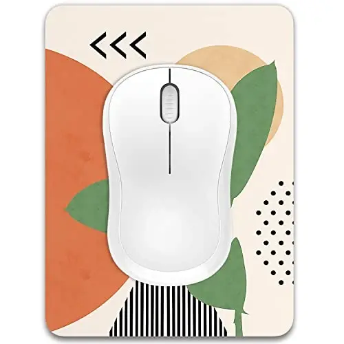Dapesuom Small Mouse Pad, 6 x 8 Inch Thick Rubber Premium-Textured Non-Slip Portable & Washable Mini Mouse Mat for Women Men Wireless Laptops Keyboard Tray Gaming Office Travel, Abstract Painting 