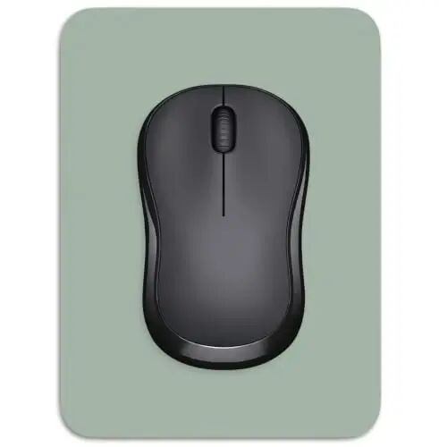 Dapesuom Small Mouse Pad, 6 x 8 Inch Thick Rubber Premium-Textured Non-Slip Portable & Washable Mini Mouse Mat for Women Men Wireless Laptops Keyboard Tray Gaming Work Office Travel,Bean Green - 1