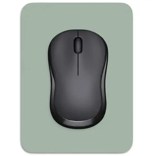 Dapesuom Small Mouse Pad, 6 x 8 Inch Thick Rubber Premium-Textured Non-Slip Portable & Washable Mini Mouse Mat for Women Men Wireless Laptops Keyboard Tray Gaming Work Office Travel,Bean Green - 1