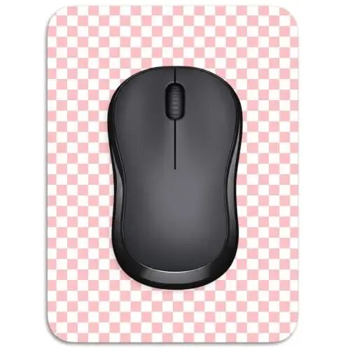 Dapesuom Small Mouse Pad, 6 x 8 Inch Thick Rubber Premium-Textured Non-Slip Portable & Washable Mini Mouse Mat for Women Men Wireless Laptops Keyboard Tray Gaming Work Office Travel,Blush Pink - 1