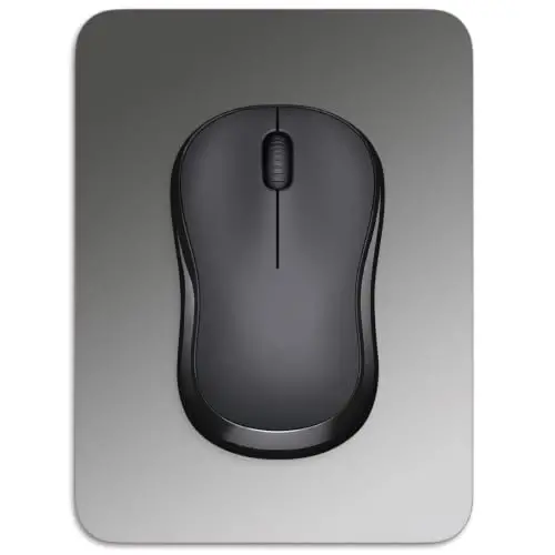 Dapesuom Small Mouse Pad, 6 x 8 Inch Thick Rubber Premium-Textured Non-Slip Portable & Washable Mini Mouse Mat for Women Men Wireless Laptops Keyboard Tray Gaming Work Office Travel,Gradient Ash - 1