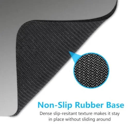 Dapesuom Small Mouse Pad, 6 x 8 Inch Thick Rubber Premium-Textured Non-Slip Portable & Washable Mini Mouse Mat for Women Men Wireless Laptops Keyboard Tray Gaming Work Office Travel,Gradient Ash - 6