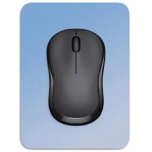 Dapesuom Small Mouse Pad, 6 x 8 Inch Thick Rubber Premium-Textured Non-Slip Portable & Washable Mini Mouse Mat for Women Men Wireless Laptops Keyboard Tray Gaming Work Office Travel,Gradient Azure - Dapesuom