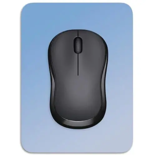 Dapesuom Small Mouse Pad, 6 x 8 Inch Thick Rubber Premium-Textured Non-Slip Portable & Washable Mini Mouse Mat for Women Men Wireless Laptops Keyboard Tray Gaming Work Office Travel,Gradient Azure - 1